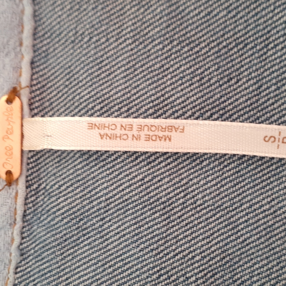 Free People  Denim Top - Picture 7 of 7